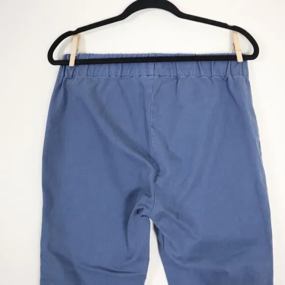 Soft Surroundings Size M Metro Leggings Jeans Skinny Button Light Blue - Picture 9 of 10